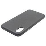 iPhone X/iPhone Xs Deksel Lær Grå