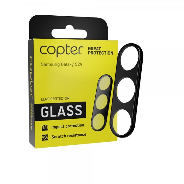 Copter Samsung Galaxy S24 Kamerabeskytter Exoglass Lens Protector