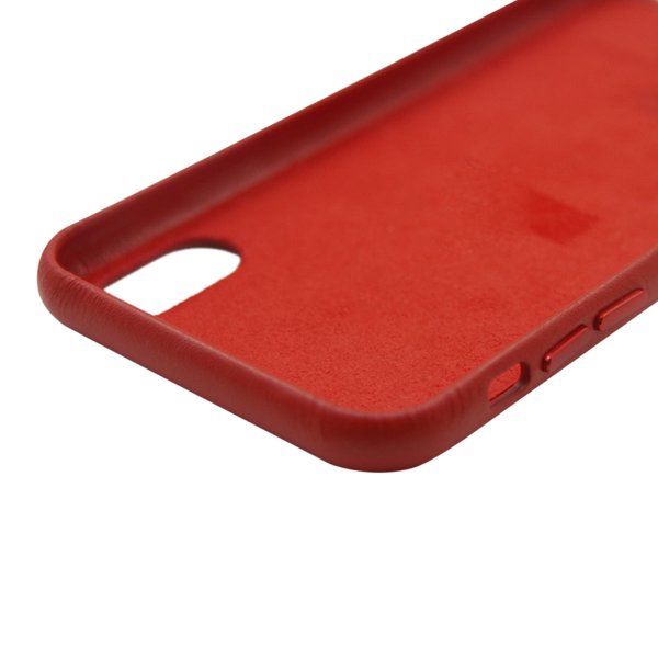 iPhone X/iPhone Xs Deksel Lær Rød