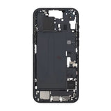 Midtramme med smådeler for iPhone 15 Plus - Svart OEM