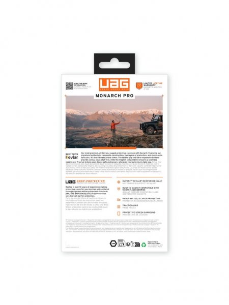Urban Armor Gear (UAG) Samsung Galaxy S25 Plus Deksel Monarch Pro Kevlar MagSafe Svart