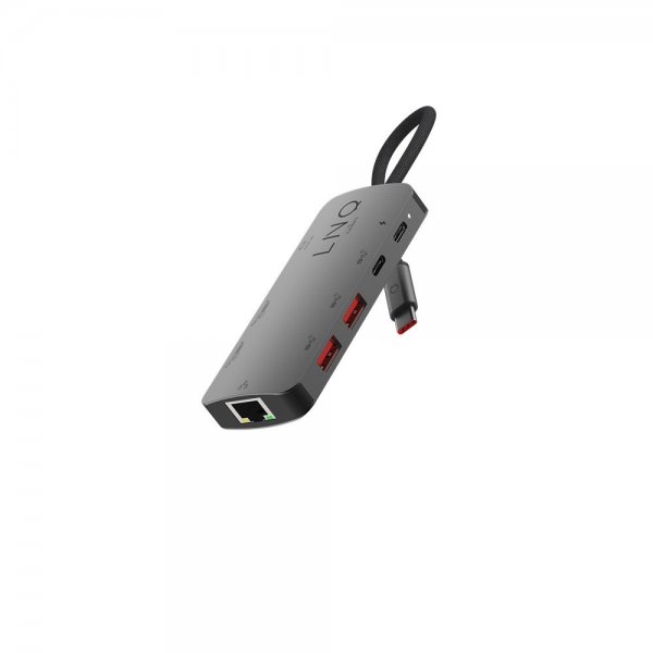 LINQ by Elements 8 in 1 PRO 8K USB-C Multiport Hub