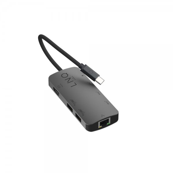 LINQ by Elements 8 in 1 PRO 8K USB-C Multiport Hub