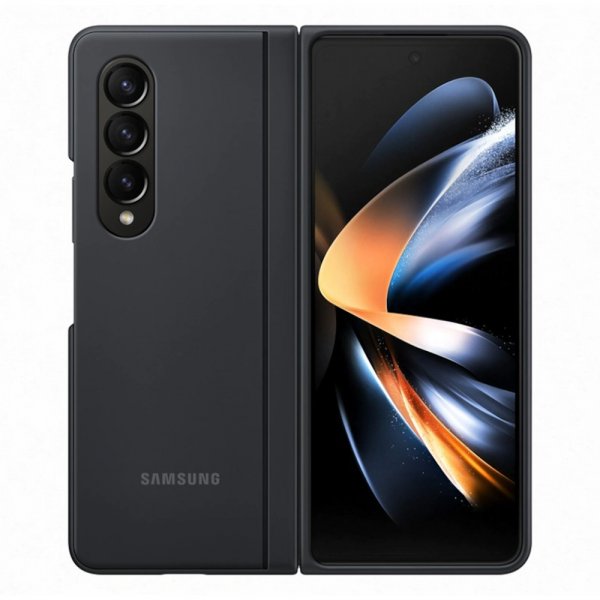 Samsung Original Galaxy Z Fold 4 Deksel Slim Standing Cover Svart