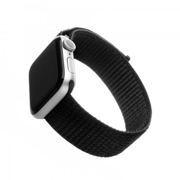 Fixed Apple Watch 44/45/46mm/Apple Watch Ultra Armbånd Nylon Strap Svart