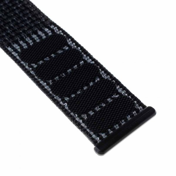 Fixed Apple Watch 38/40/41/42mm Armbånd Nylon Strap Reflective Svart