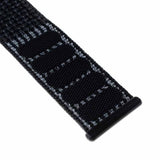 Fixed Apple Watch 38/40/41/42mm Armbånd Nylon Strap Reflective Svart