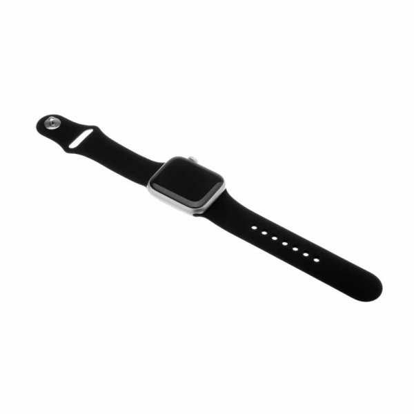 Fixed Apple Watch 38/40/41/42mm Armbånd Silicone Strap Svart