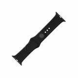 Fixed Apple Watch 38/40/41/42mm Armbånd Silicone Strap Svart