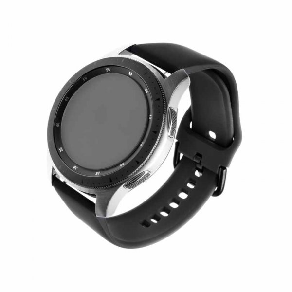 Fixed Samsung Galaxy Watch 20mm Armbånd Silicone Strap Svart