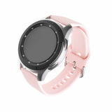 Fixed Samsung Galaxy Watch 22mm Armbånd Silicone Strap Rosa