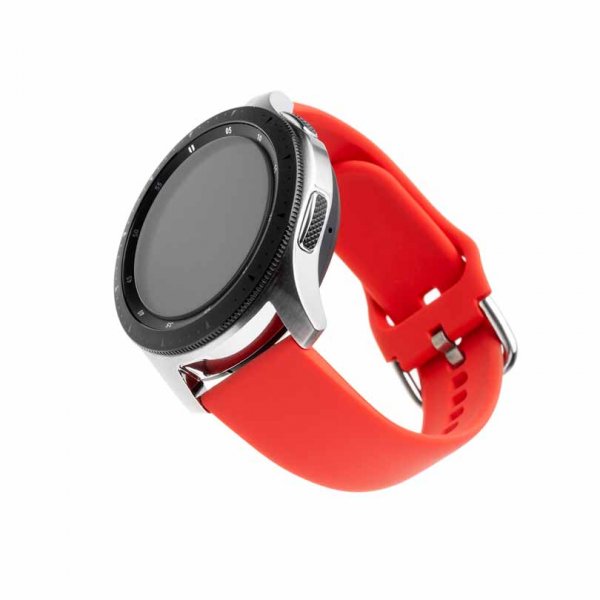 Fixed Samsung Galaxy Watch 22mm Armbånd Silicone Strap Rød