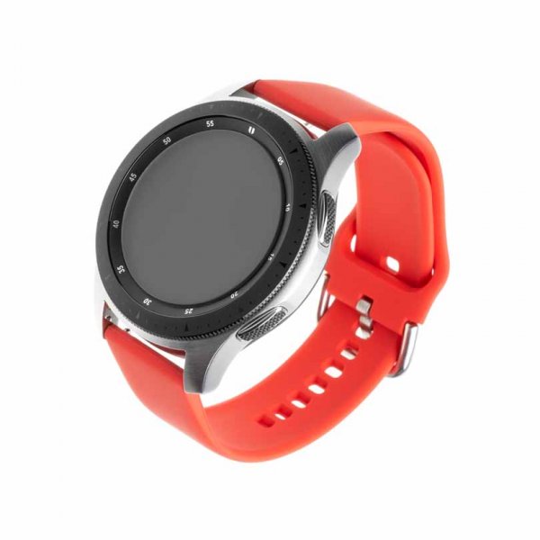 Fixed Samsung Galaxy Watch 22mm Armbånd Silicone Strap Rød