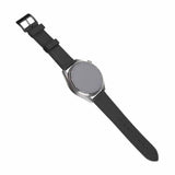 Fixed Samsung Galaxy Watch 22mm Armbånd Leather Strap Svart