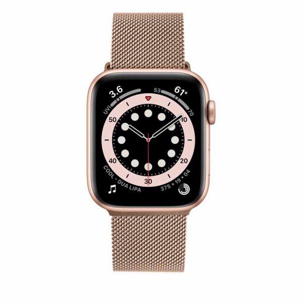 Fixed Apple Watch 38/40/41/42mm Armbånd Mesh Strap Rosegull