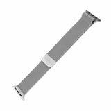 Fixed Apple Watch 38/40/41/42mm Armbånd Mesh Strap Sølv