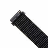 Fixed Samsung Galaxy Watch 20mm Armbånd Nylon Strap Svart