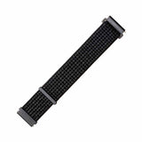 Fixed Samsung Galaxy Watch 20mm Armbånd Nylon Strap Reflective Svart