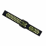 Fixed Samsung Galaxy Watch 22mm Armbånd Sport Silicone Strap Black Lime