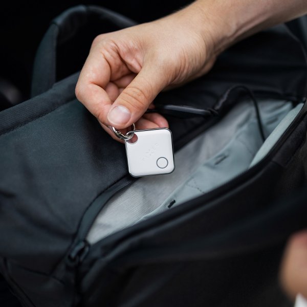 Fixed Tag Bluetooth Smart Tracker Find My Hvit