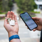 Fixed Tag Bluetooth Smart Tracker Find My Hvit