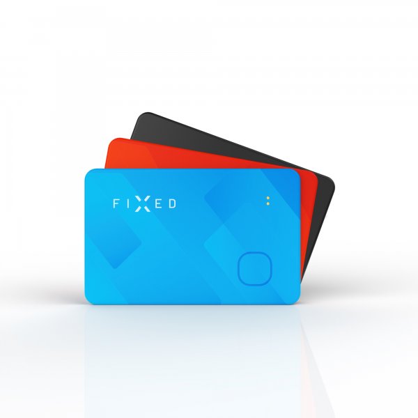 Fixed Tag Card Smart Tracker iPhone Svart