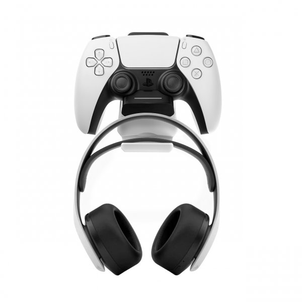Fixed Chariging Dock for PS5-controller with Headset-holder