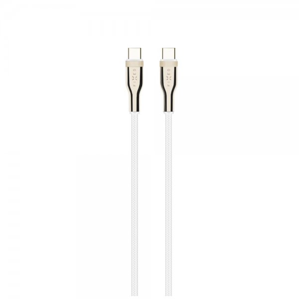 Fixed Kabel METAL Series USB-C/USB-C 1.2m Hvit