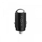 Fixed Mobillader til bil med USB-C Kabel 1.2m 2xUSB-C 30W Svart