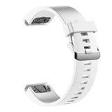 Fixed Garmin QuickFit 20mm Armbånd Silicone Strap Hvit