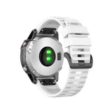 Fixed Garmin QuickFit 22mm Armbånd Silicone Strap Hvit