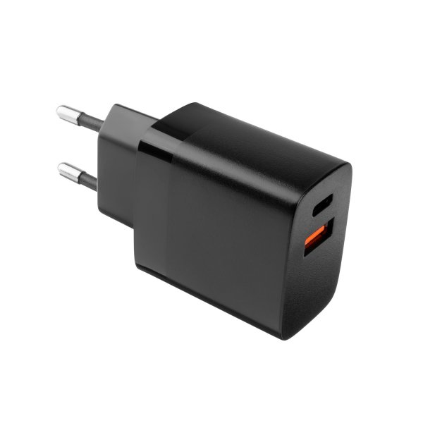 Fixed Lader 2xUSB-A 17W Svart