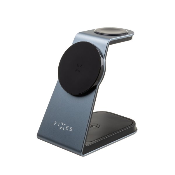Fixed Trådløs lader MagPowerstation Alu 3in1 MagSafe
