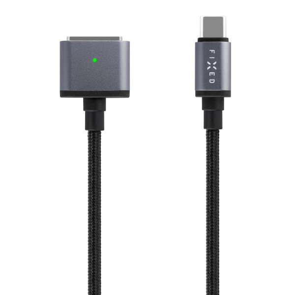 Fixed Kabel USB-C MagSafe 3 Macbook 140W 2m Svart