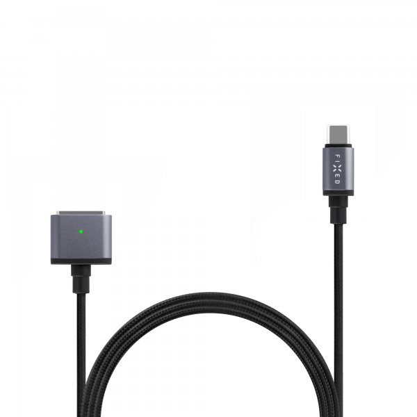 Fixed Kabel USB-C MagSafe 3 Macbook 140W 2m Svart