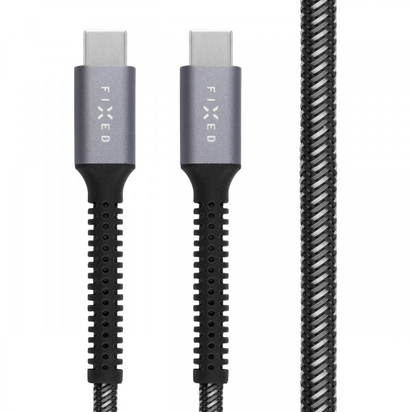 Fixed Kabel Armor 240W USB-C 1.2m Grå