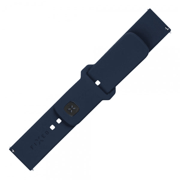 Fixed Samsung Galaxy Watch 20mm Armbånd Silicone Sporty Strap Blå