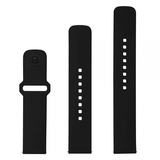 Fixed Samsung Galaxy Watch 22mm Armbånd Silicone Sporty Strap Svart
