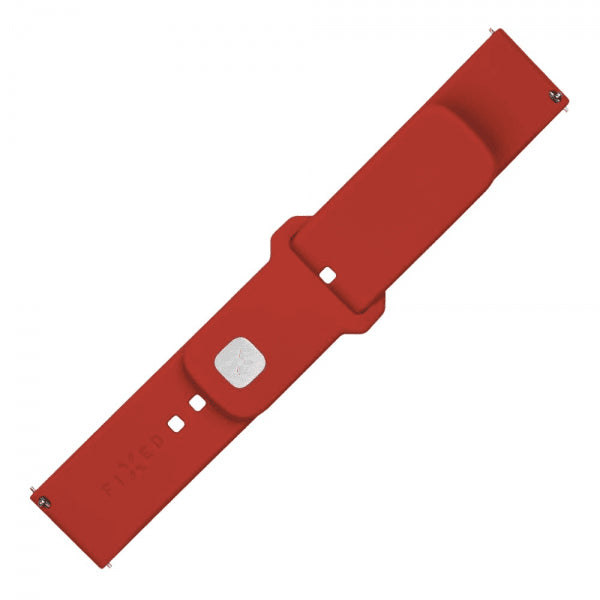 Fixed Samsung Galaxy Watch 22mm Armbånd Silicone Sporty Strap Rød