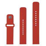 Fixed Samsung Galaxy Watch 22mm Armbånd Silicone Sporty Strap Rød
