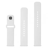Fixed Samsung Galaxy Watch 22mm Armbånd Silicone Sporty Strap Hvit