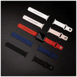 Fixed Apple Watch 38/40/41/42mm Armbånd Silicone Sporty Strap Blå