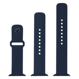 Fixed Apple Watch 44/45/46mm Armbånd Silicone Sporty Strap Blå