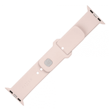 Fixed Apple Watch 44/45/46mm Armbånd Silicone Sporty Strap Rosa