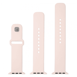 Fixed Apple Watch 44/45/46mm Armbånd Silicone Sporty Strap Rosa