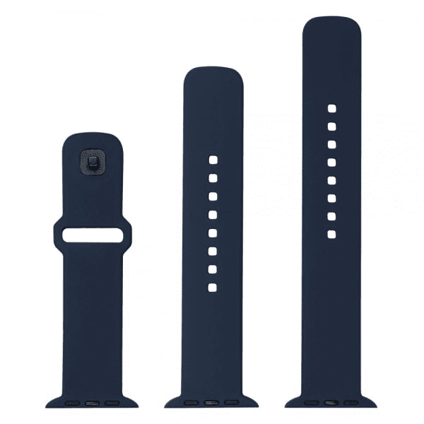 Fixed Apple Watch 38/40/41/42mm Armbånd Silicone Sporty Strap Blå