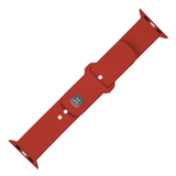 Fixed Apple Watch 38/40/41/42mm Armbånd Silicone Sporty Strap Rød