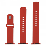 Fixed Apple Watch 38/40/41/42mm Armbånd Silicone Sporty Strap Rød
