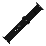 Fixed Apple Watch Ultra 1/2 49mm Armbånd Silicone Sporty Strap Svart
