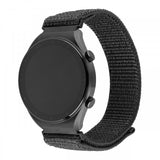Fixed Samsung Galaxy Watch 20mm Armbånd Nylon Sporty Strap Grå